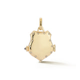 14K Gold Diamond Shield Lockwood Locket - storrow