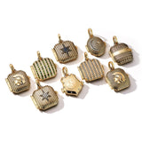 14K Gold Pearl & Diamond Stripe Lorelei Locket - storrow