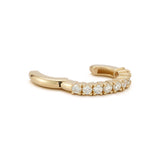 14K Gold Diamond Ear Cuff - storrow