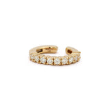 14K Gold Diamond Ear Cuff - storrow