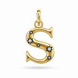 14K Gold & Diamond Celeste Initial Charms - storrow