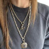 14K Gold & Diamond Celeste Initial M Charm