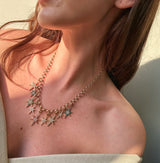 14K Gold Emerald Pearl & Diamond Stella Charm