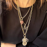 14K Gold & Diamond Celeste Initial M Charm