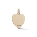 14K Gold & Rose Quartz Anna Heart Charm - storrow