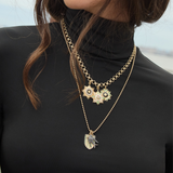 14K Gold & Black Diamond Birdie Charm - storrow