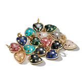 14K Gold Lapis Anna Heart Charm - storrow