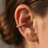 14K Gold Diamond Ear Cuff - storrow