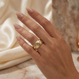 14K Gold Diamond & Pearl Celeste Band - storrow