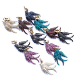 14K Gold & Pearl Birdie Charm - storrow