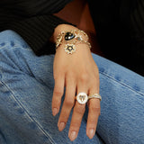 14K Gold Diamond Leo Lion Ring