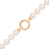 14K 22" AAA 7.5-8.5MM Japanese Akoya Pearl Howie Necklace - storrow