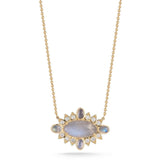14K/18K Gold Moonstone & Diamond Nora Necklace