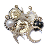 14K Gold & White Diamond Evelyn Bird Charm - storrow