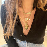 14K/18K Gold Moonstone & Diamond Nora Necklace