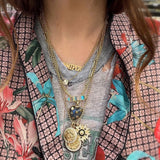 14K/18K Gold & Gemstone Elizabeth Necklace