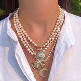 14K Gold Diamond Guardian Lion Mabel Medallion - storrow