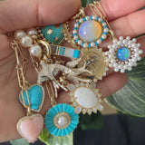 14K/18K Gold & Gemstone Elizabeth Necklace