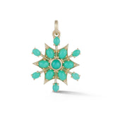 14K Gold & Chrysoprase Sadie Charm - storrow