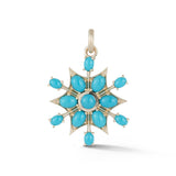 14K Gold & Turquoise Sadie Charm - storrow