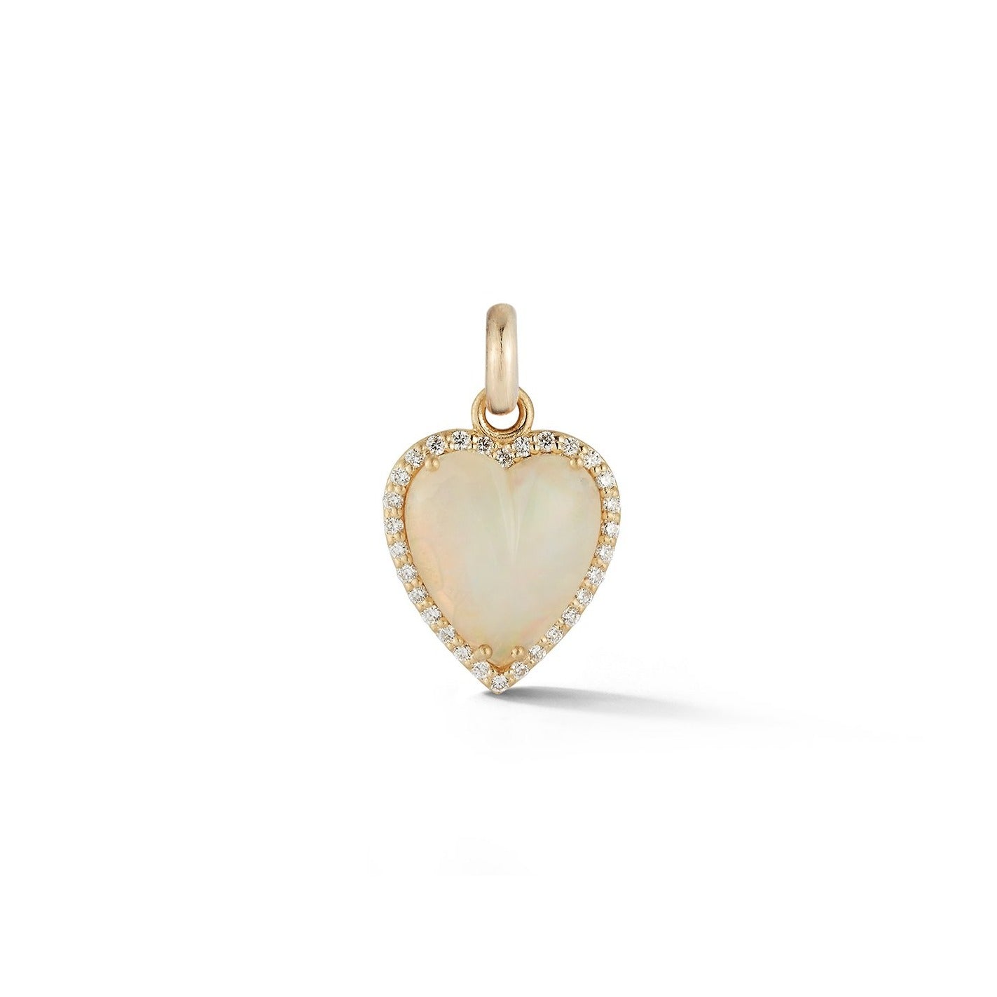 Turquoise  Diamond Alana Heart Charm main image 1