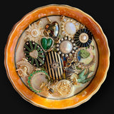 14K Gold & Hematite Anna Heart Charm - storrow