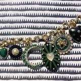 14K Blue Moonstone, Pearl & Black Enamel Eleanor Charm - storrow