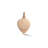 14K Gold Diamond & Garnet Alana Heart Charm - storrow