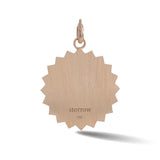 14K Gold Diamond Bee Madelyn Medallion