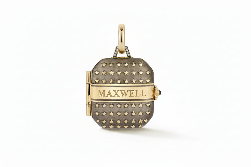 14K Gold Star Ledger Locket – storrow