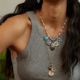14K Gold Alternating Elongated Link Grover Chain - storrow