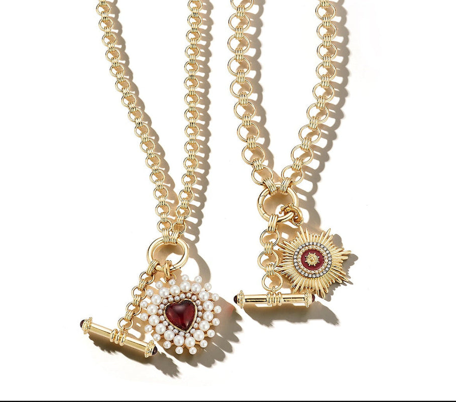 14K Gold Everett Toggle Chain Necklace - storrow