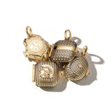 14K Gold Star Ledger Locket - storrow