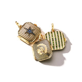 14K Gold Pearl & Diamond Lorelei Locket - storrow