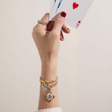14K Gold Book Link 7" Everett Chain Bracelet - storrow