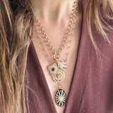 14K Gold & White Diamond Birdie Charm - storrow