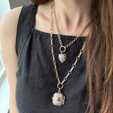 14K Gold Star Ledger Locket - storrow