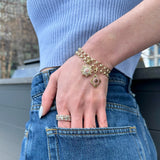 14K Mini Vivienne & Everett Chain Bracelet