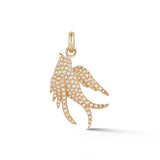 14k pearl birdie bird swallow charm necklace jewelry custom bracelet collectable 