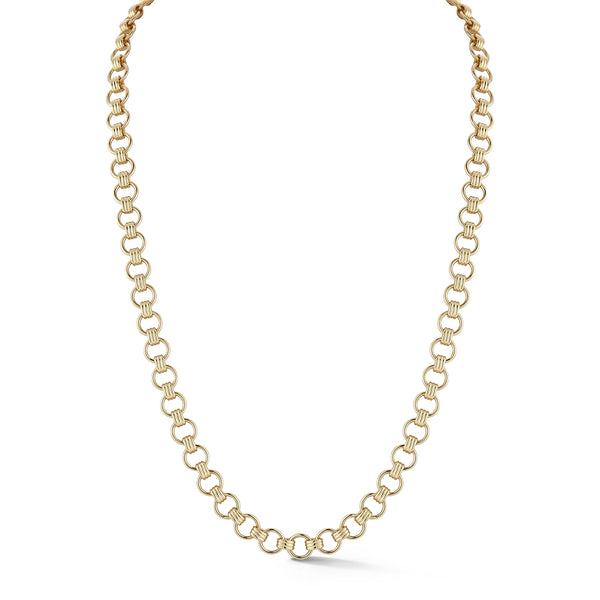 14K Gold Book Link Handmade Everett Chain - storrow