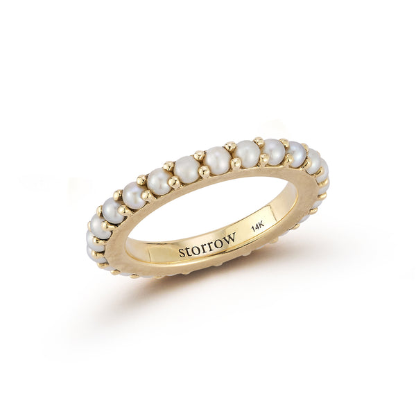 14K Gold Pearl Isabel Ring