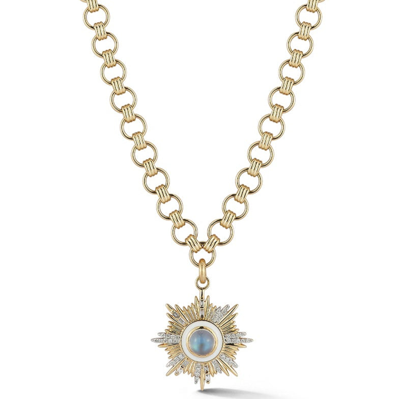 14K Everett & Victoria Medallion Necklace