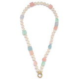 14K 18.5" 8MM Freshwater Pearl & Gem Sweet Maisy #11 Necklace