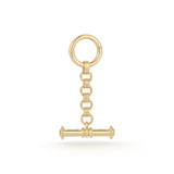 14K Gold Book Link Diamond Toggle Small - storrow
