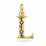 14K Gold & Diamond Celeste Initial Charms - storrow