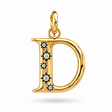 14K Gold & Diamond Celeste Initial Charms - storrow