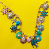 14K Gold & Blue Opal Sadie Charm - storrow