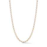 14K Gold Book Link Handmade 16" Everett Chain - storrow