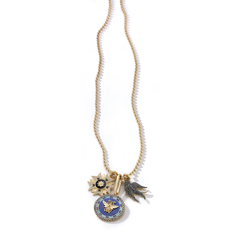 14K Madelline & Florence Multi-Charm Necklace