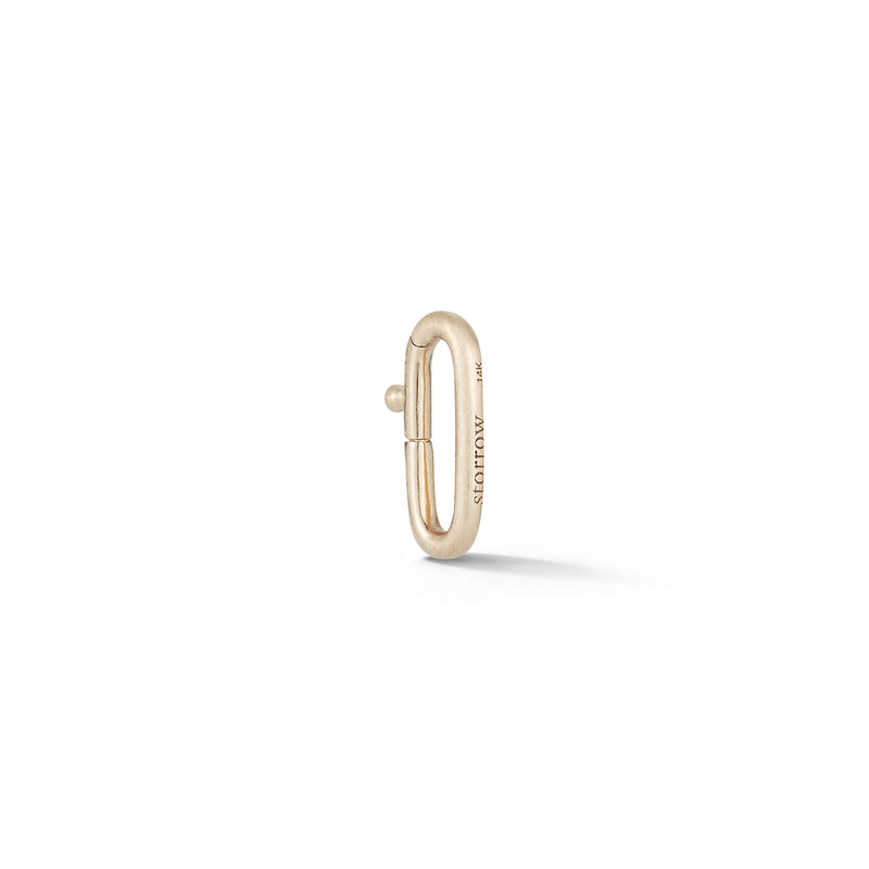 14K Gold Oval Clip Bail - storrow